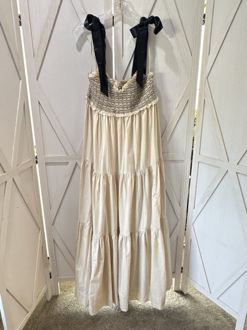 Free People Bluebell Solid Maxi Dress in "Vacation Sand" - Picture 6 of 14